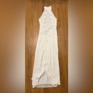 Meshki Satin Claire Dress - White